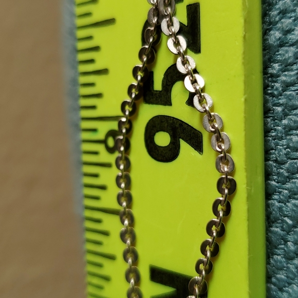 Vintage 925 Silver Necklace, Sweet SUPER Unique Chain, 22 Inches - Picture 8 of 9